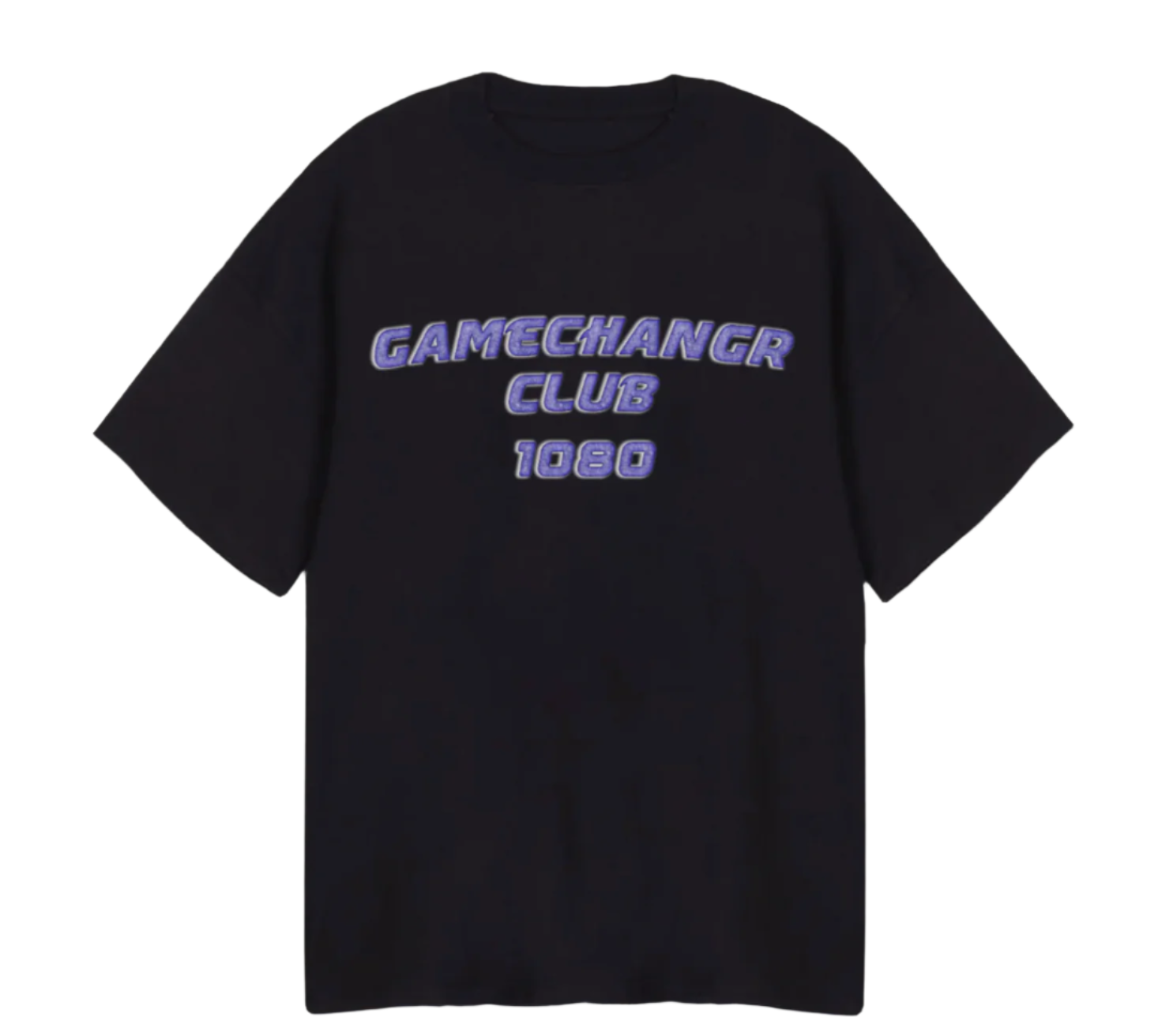 GAMECHANGR CLUB  - Diamant Purple Black Oversized T-Shirt